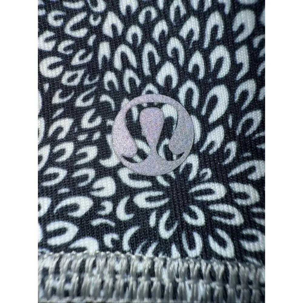 Lululemon Front Racer II In Plush Petal Black Ghost Size 6
